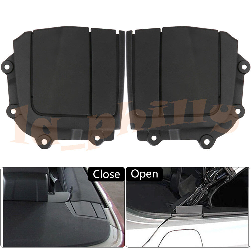 RHLH Retractable Top Deck Hinge Panel for BMW E93 M3 Convertible 2007-13 Black Q