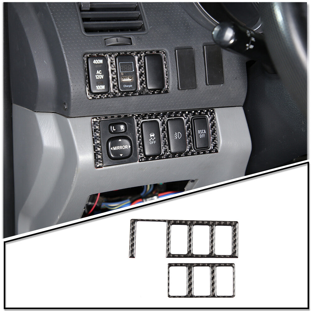 2 Steel rear fog lamp protection grille decoration suitable for Hum mer H2 2003-07 - v