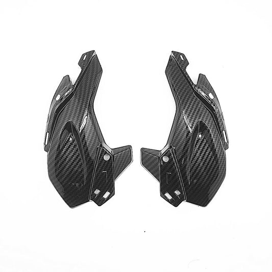 for Kawasaki Z900 2017-2019 Front HEADLIGHT SIDE COWLING TRIMS TWILL WEAVE