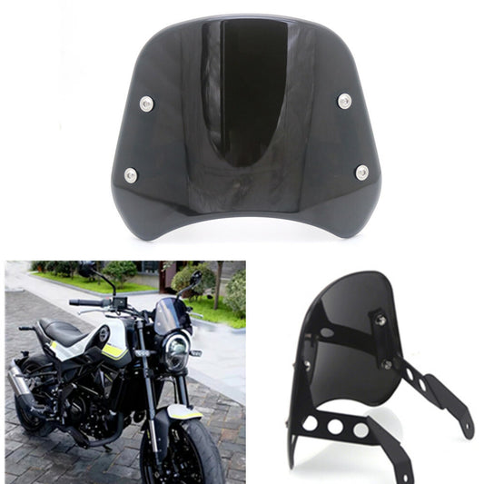 Black Headlight Windshield Fairing Windscreen Deflector For Benelli Leoncino 250 Q