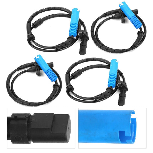 4pcs Front Rear ABS Wheel Speed Sensor for BMW X5 E53 3.0i 4.4i 34526756380