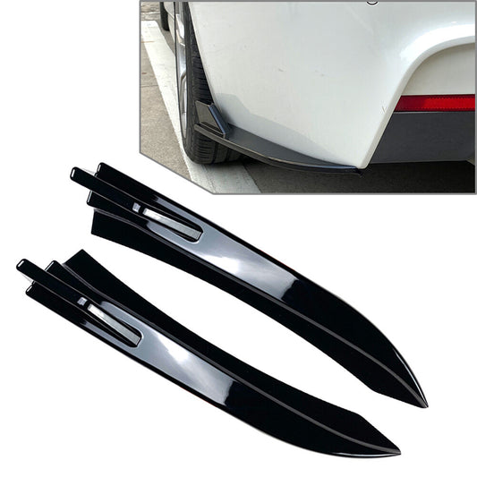 Heckstofnger Splitter Diffusor Canards f¨¹r for BMW 3 Series F30 M-Sport 12-18 2pcs