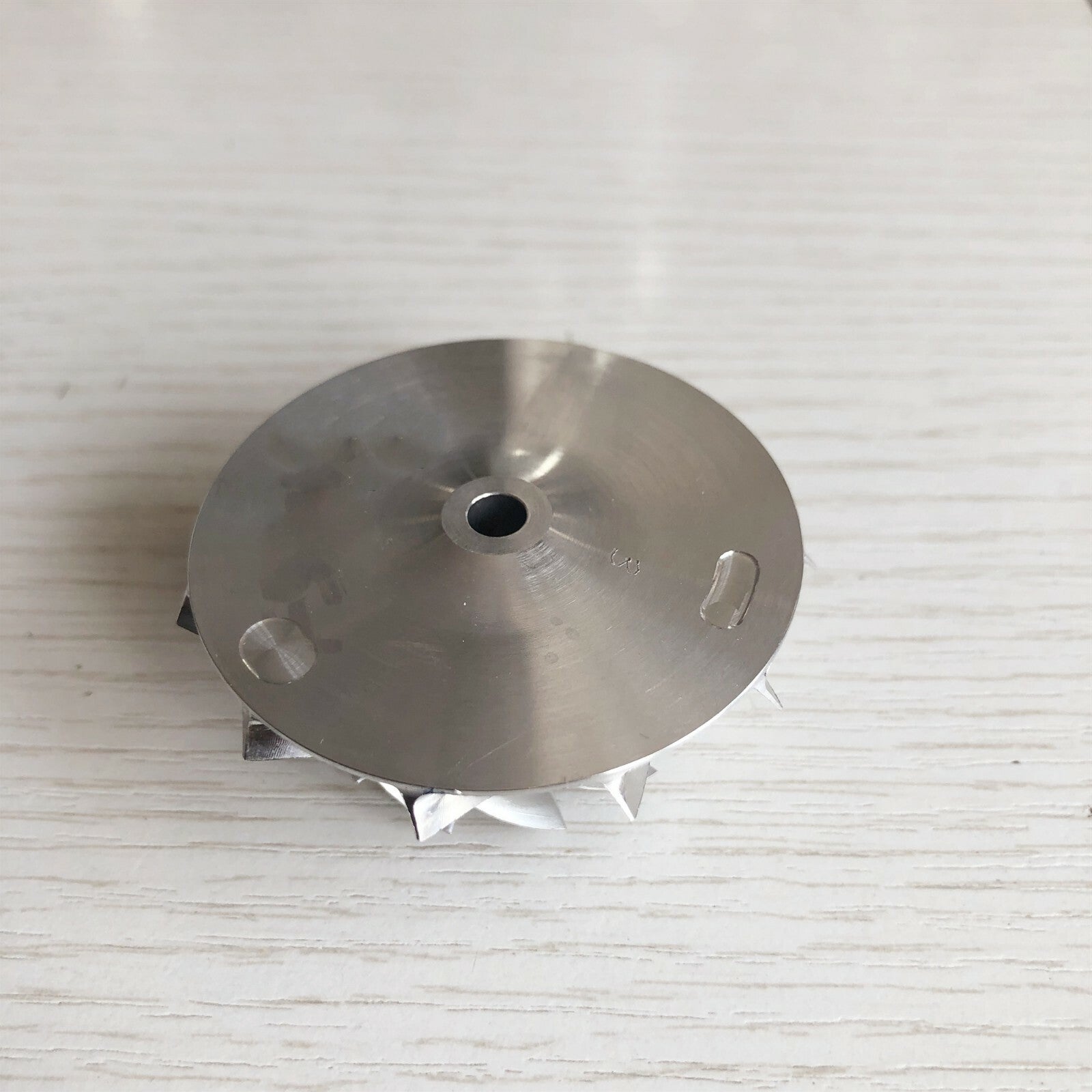 RHF5 36.60/52.50 mm 11+0 blade billet compressor wheel suitable for Mazda VJ26