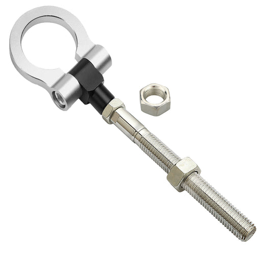 Silver Folding Ring Bumper Tow Hook for Toyota Highlander Kluger , for Lexus Series Q
