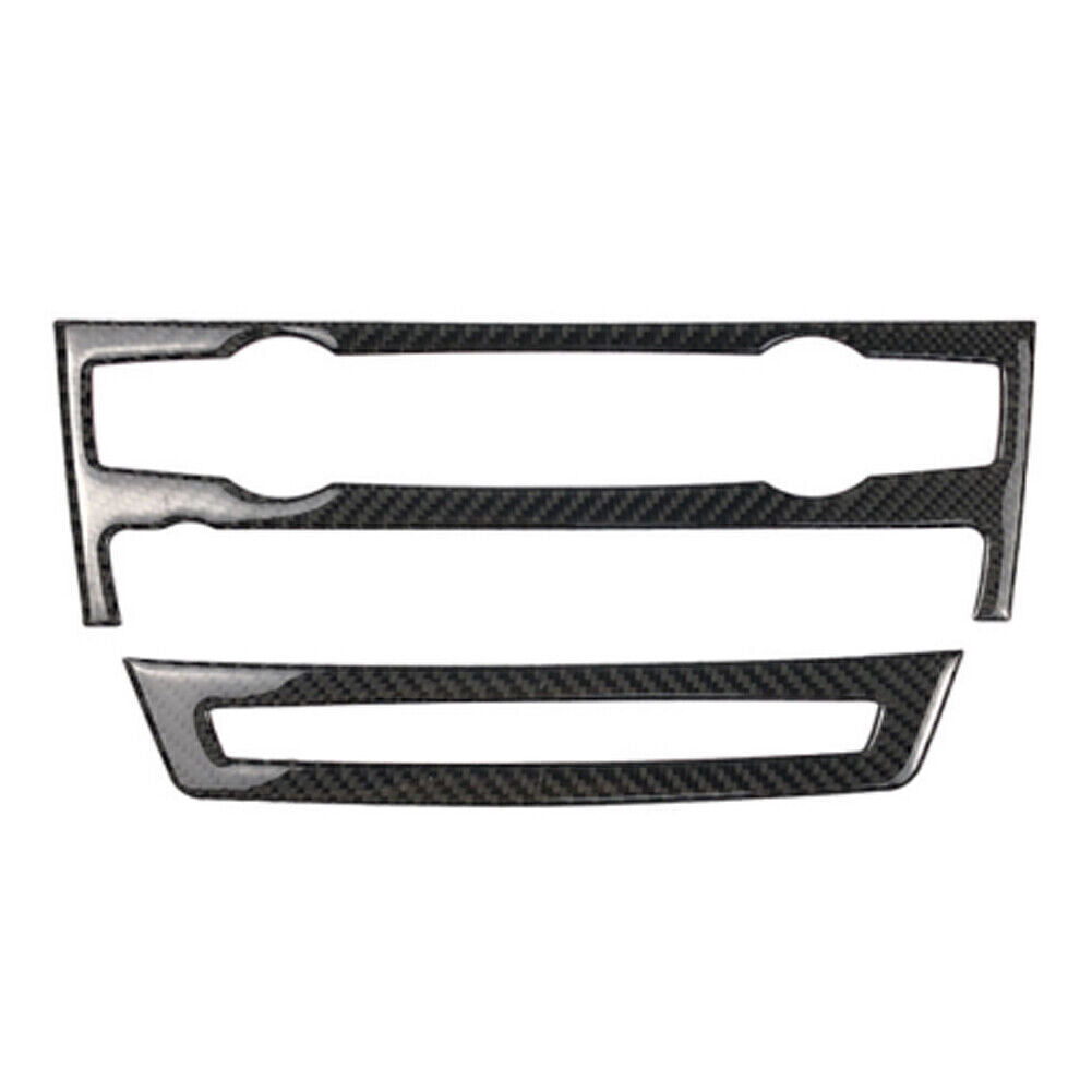 Middle Air Vent Switch Panel Cover Trim for BMW E70 X5 E71 X6 08-13 Carbon Fiber