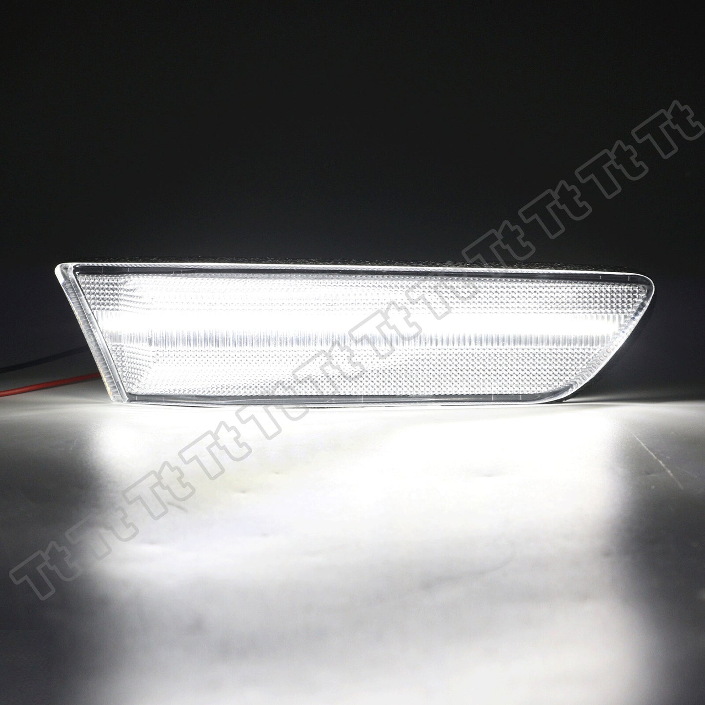For 2003 - 2007 for INFINITI G35 Coupe White LED Front Bumper Side Marker Lights Clear - v