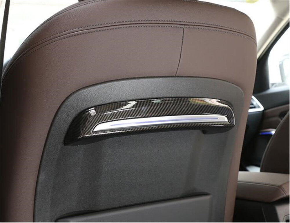Carbon Fiber ABS for Seat Back Panel Decorative Cover for BMW 3 Series G20 G28 2020+