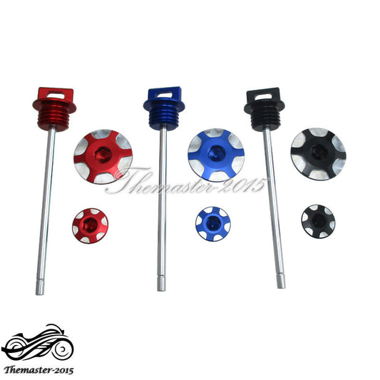 Aluminum Engine Plug Kit Dipstick for Honda CRF110 2013 - 2024 Q