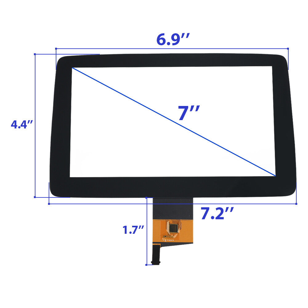 7 Touchscreen Digitizer f¨¹r for Mazda CX-4 Radio Navigation DTA070n09s0 2016-2018