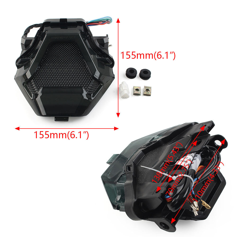 Integrated LED Tail Light Turn Signals for Yamaha YZF R3 R25 Y15ZR MT07 YZF FZ07