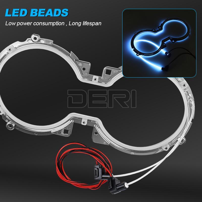 Cup Holder Ice Blue LED Ambient Light Car Accessories for Toyota for Camry 2018-2023