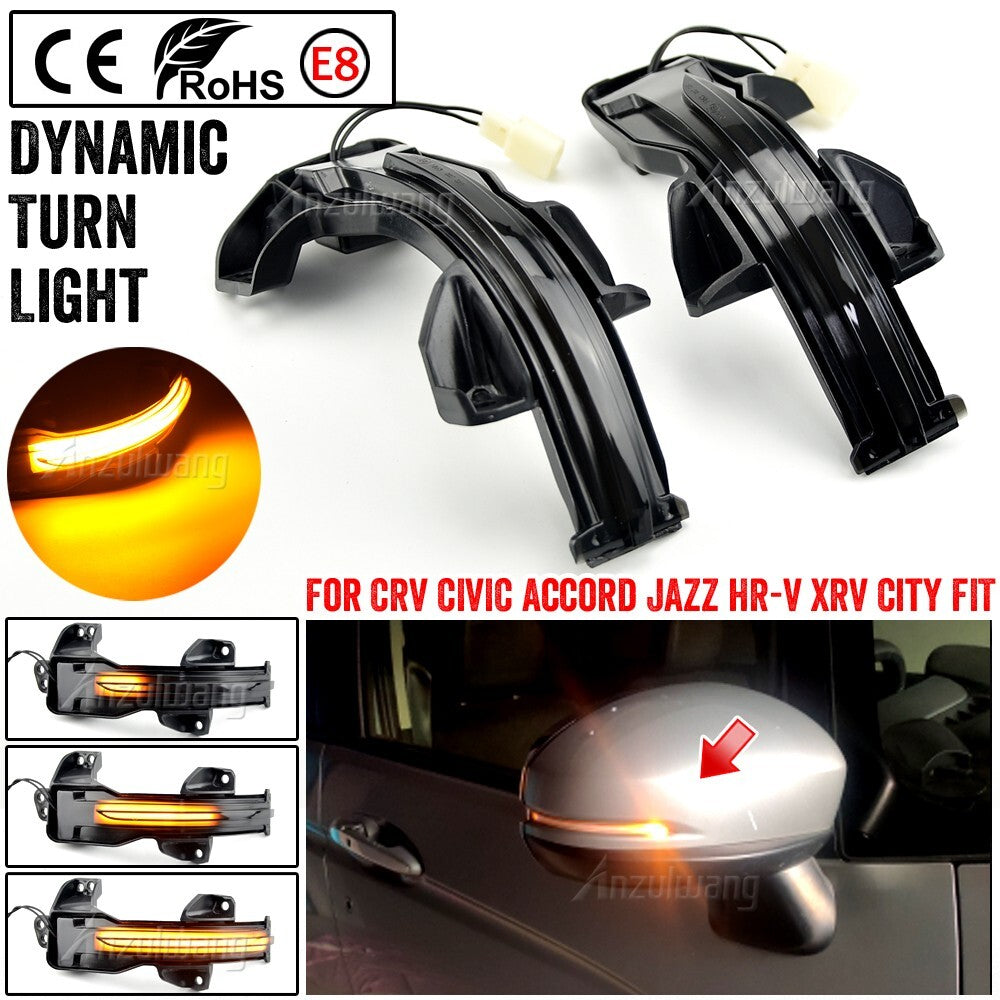 Dynamic Turn Signal Light for Honda CRV for CIVIC HR-V JAZZ VEZEL ODYSSEY XRV GREIZ