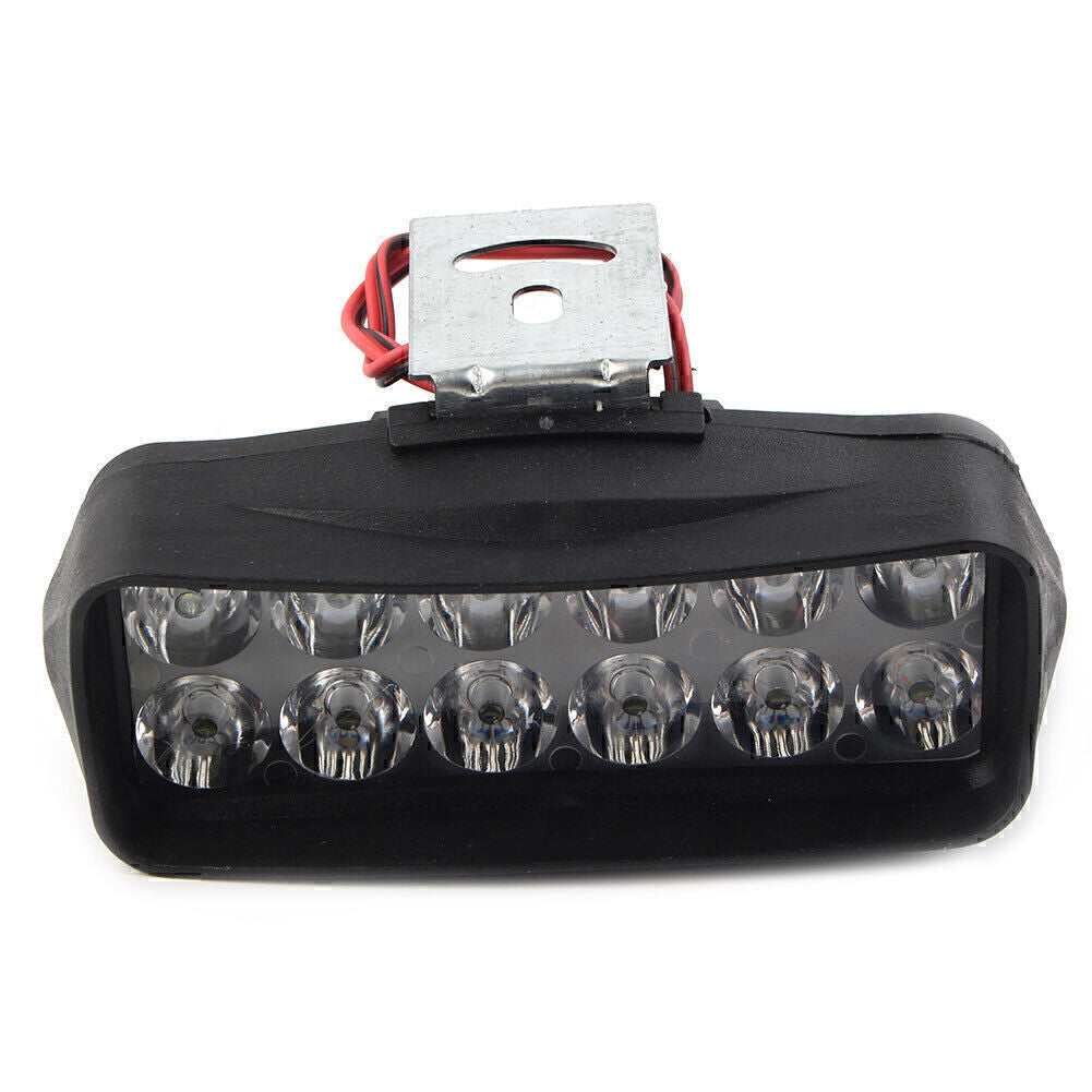 For Car UTV ATV Scooters 1X Motorcycle Headlight Spot Fog Light 12-LED Headlamp Q