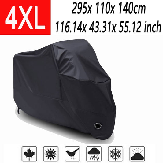 4XL Motorcycle Cover Waterproof Rain Sun Snow Dust Protector for Kawasaki Z125 Q