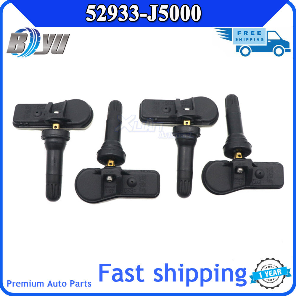Suitable for Kia Stinger 17-18 G7 433MHz 4PCS 52933-J5000 TPMS tire pressure sensors. v
