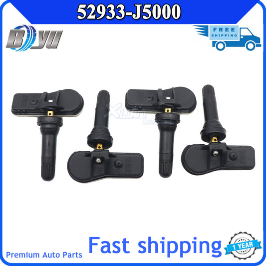 Suitable for Kia Stinger 17-18 G7 433MHz 4PCS 52933-J5000 TPMS tire pressure sensors. v