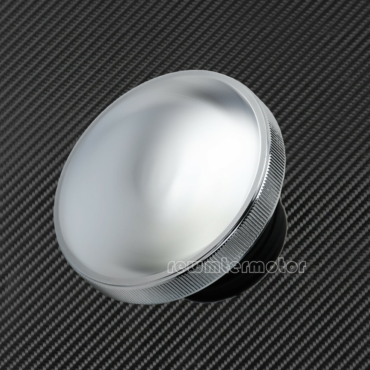 Vented Gas Cap Fuel Tank Right-hand Thread Smooth Chrome Fit for Harley Softail Q
