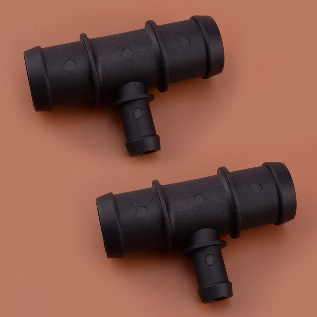 2x 1-1/4 5/4 5/8 Tee Plastic Coolant Heater Hose Fitting Water Connector v