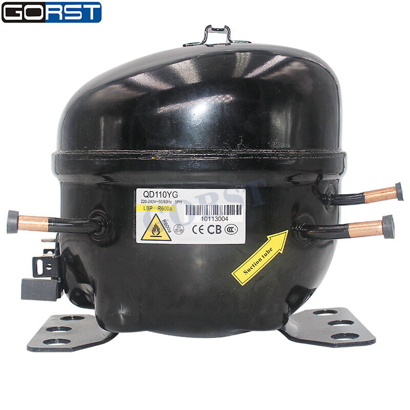 220V 240V R600a Car Refrigeration Air Compressor Fridge Freezer Marine Solar v