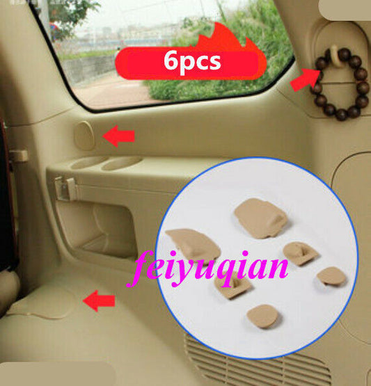 Rear Door for Seat Trunk screw Lid Cover Trim for Toyota for Land Cruiser LC200 2008-21