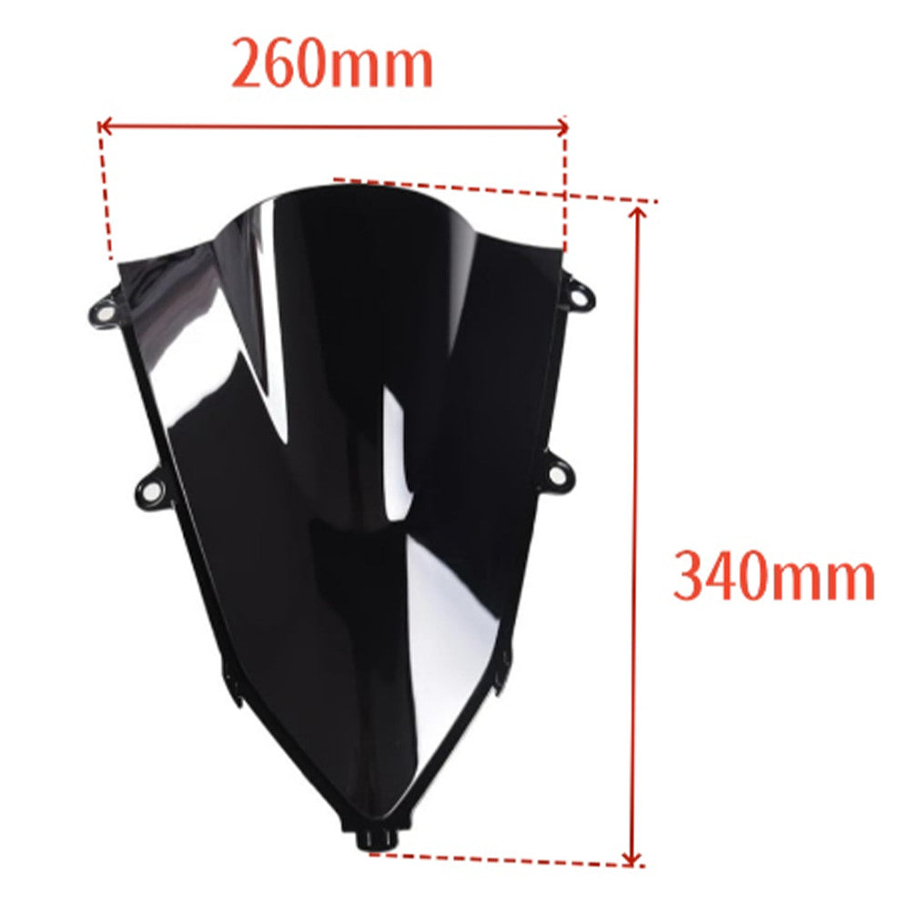 Motorcycle windshield suitable for Honda CBR650R 2019-2020, black. n