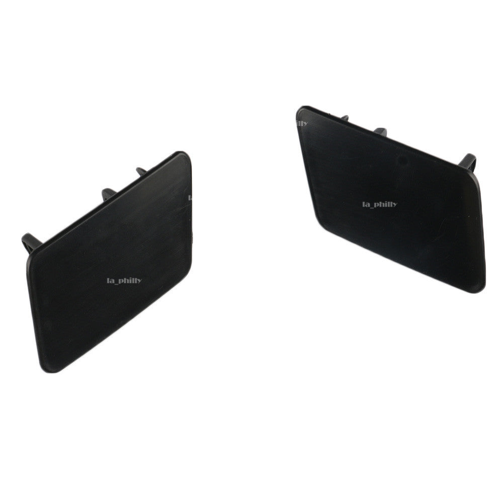 Pair Left Right Front Bumper Headlight Washer Cover Cap for Jaguar XJ XJR 14-15 Q