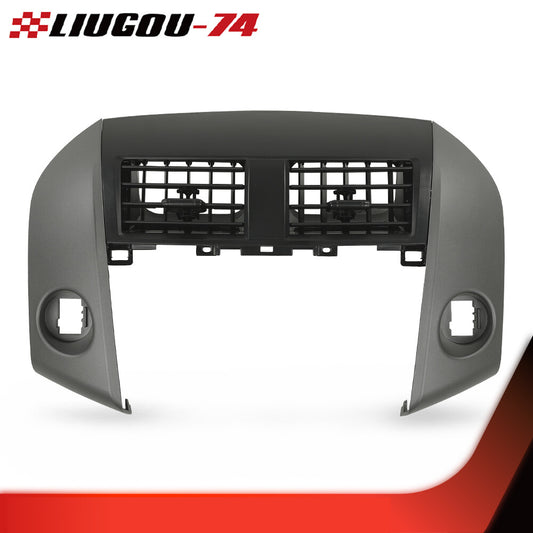 Fits 06-12 for RAV4 Center Dashboard Air Conditioner Heater Vent Cover Trim Border Black - v