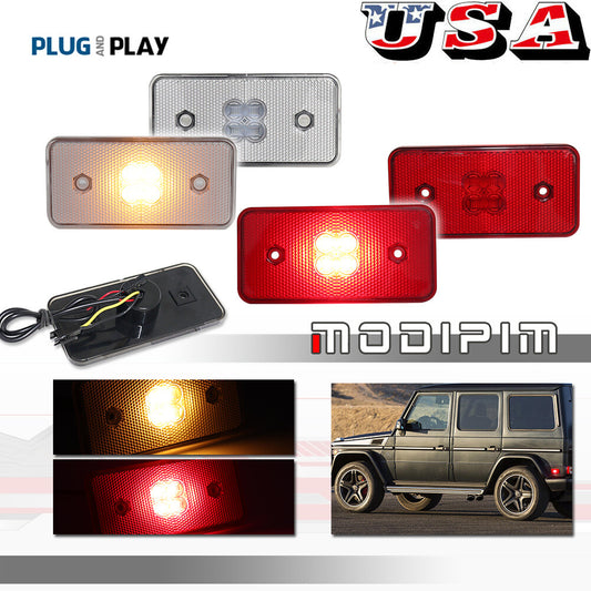LED side marker lights and front and rear corner lights are suitable for 02-14 for Mercedes G-Class W463- v