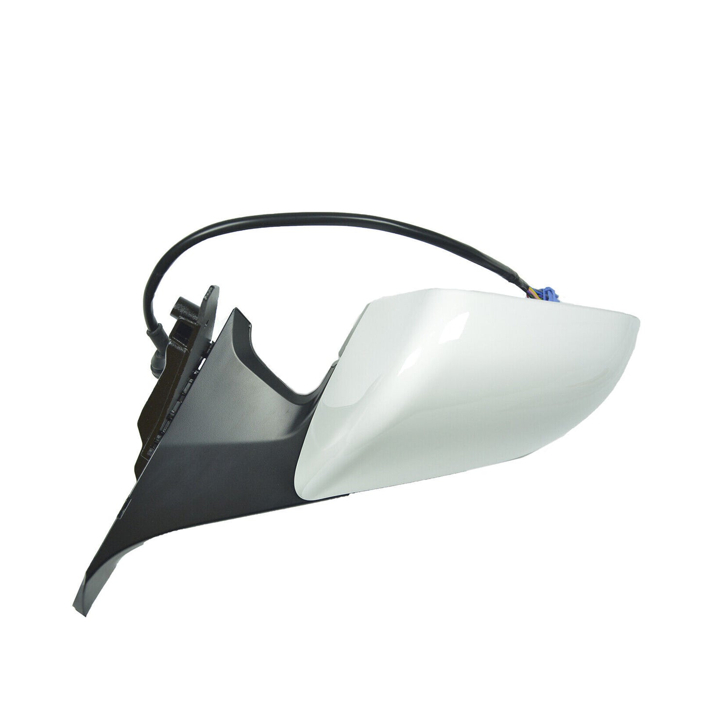 One-piece set of left driver's side white view mirror suitable for Model Y , model 1594111-00-C, 2020-2023. n