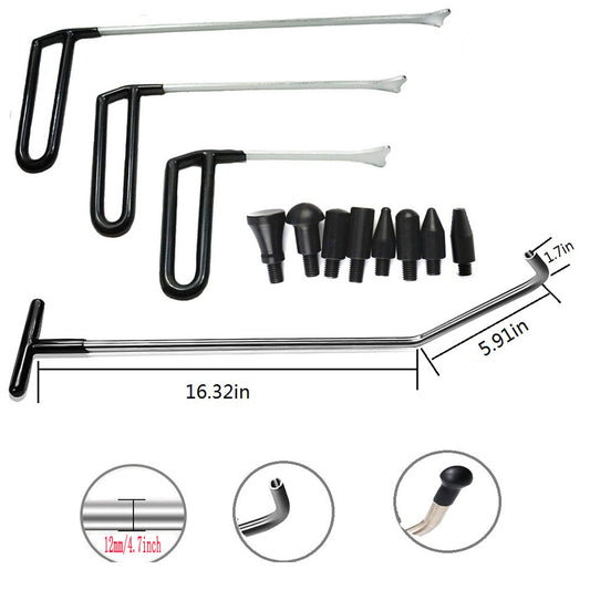 Rod Tools Push Rod Hooks Paintless DENT Repair DENT Puller Car Removal Tools v