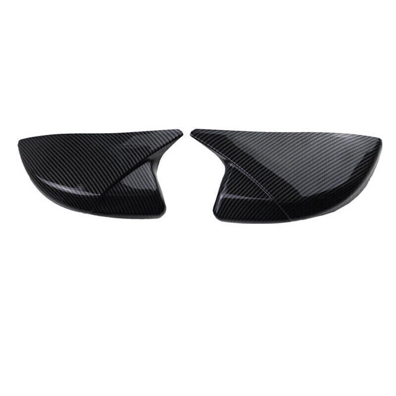 2PCS Fit for Nissan Sentra 2013-19 Carbon Fiber Side Rearview Mirror Cover Trim Q