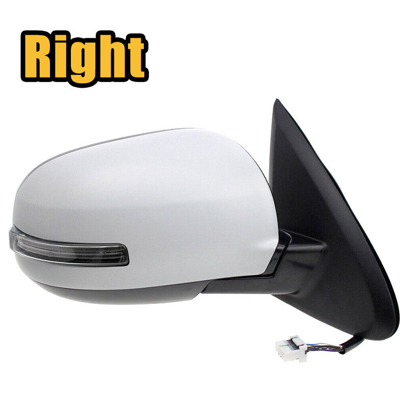 Right Rearview Mirror lights Assembly White for Mitsubishi Outlander 2013-2020