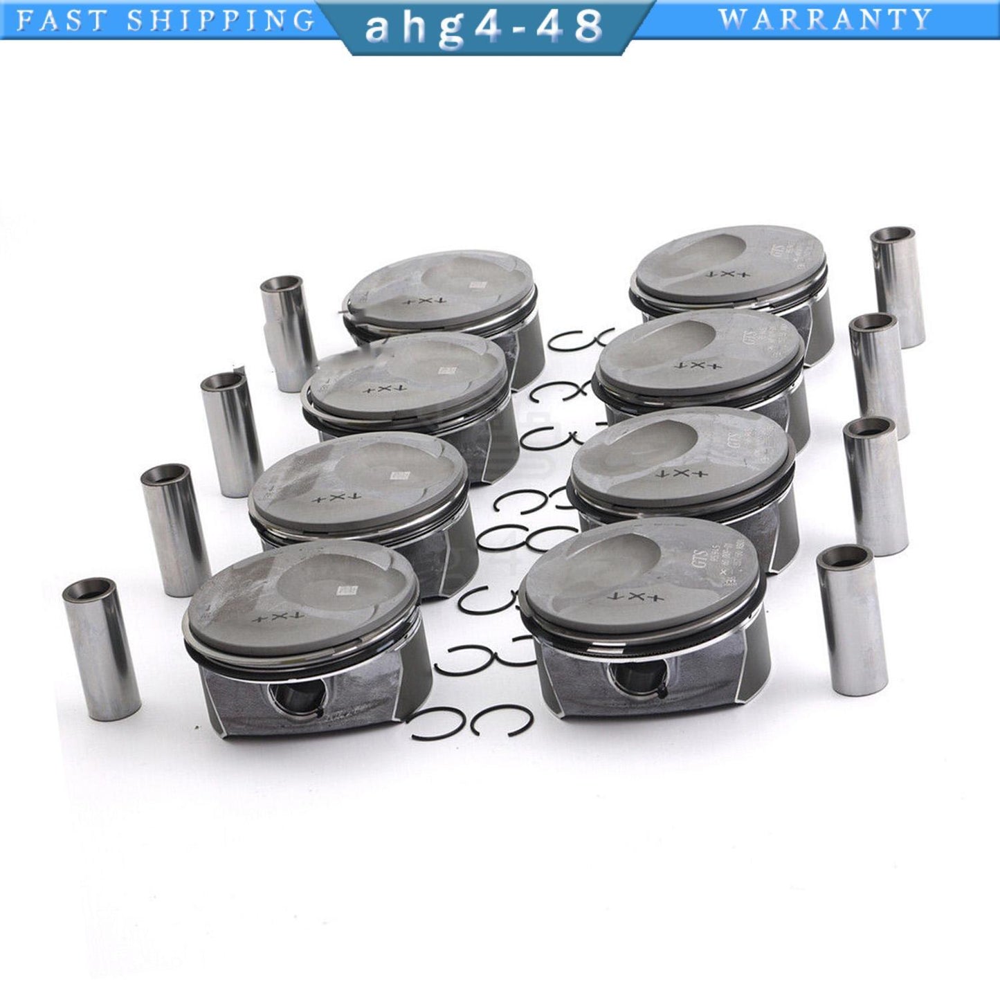 8-piece piston ring kit for Cayenne for Panamera S GTS 4.8L V8 957 94810304724-