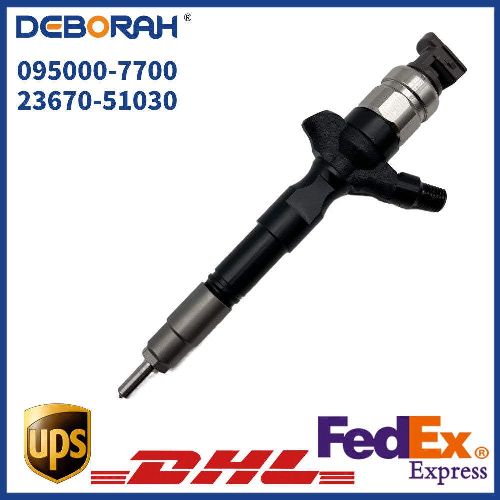 095000-7700 23670-51030 Fuel Injector Assembly for Toyota 1VDFTV for Land Cruiser
