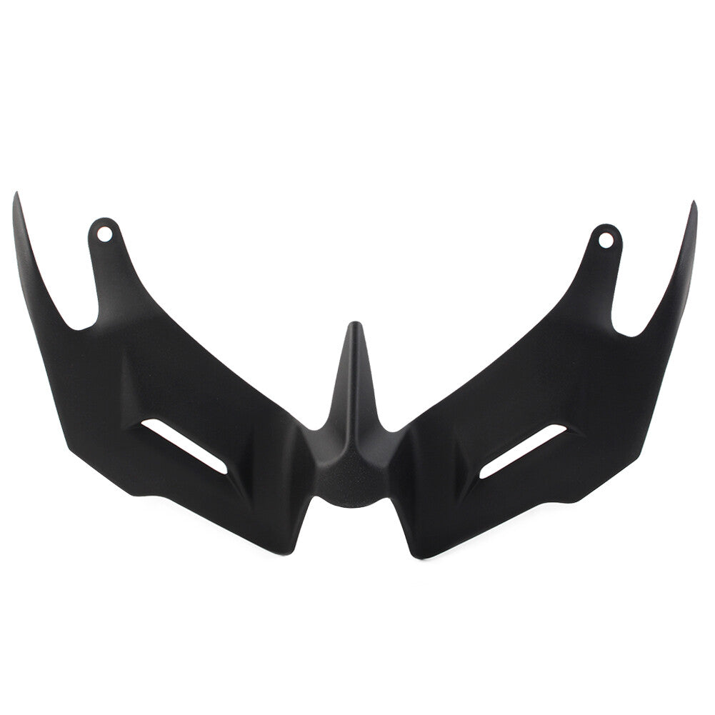 for Yamaha YZF R3 R25 2014-2018 Black Front Fairing Winglet Aerodynamic Spoiler
