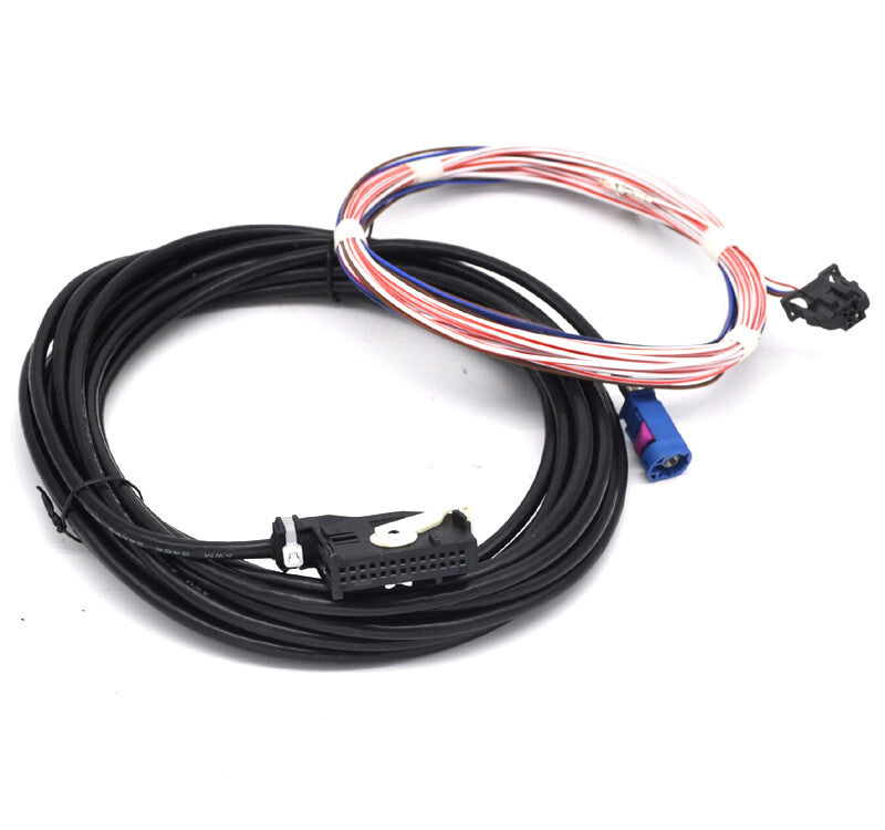 Reverse set CAMERA WIRING HARNESS CABLE for VW for SEAT for GOLF Mk6 TOURAN LEON POLO v