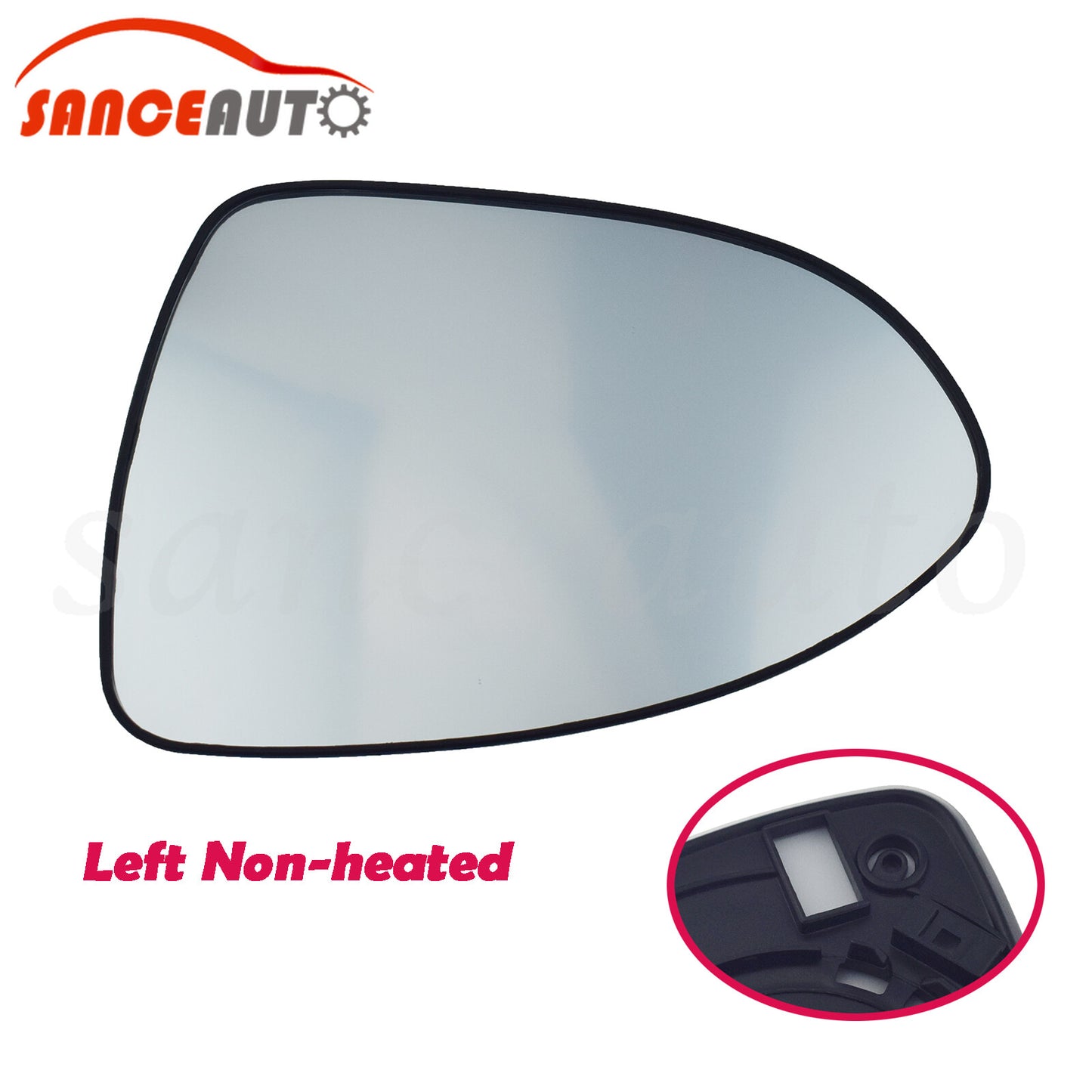 Mirror glass driver left non-heated 876111W010 for Kia Rio EX LX SX 2012-2017 n