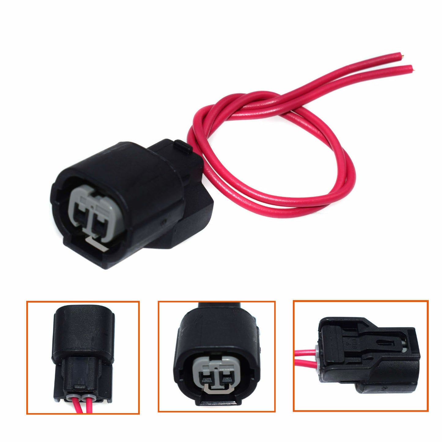 New for Honda for Acura IAT Air Fan Engine Coolant Temperature Sensor Connector Plug Q