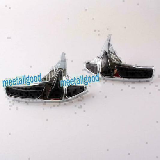 for Honda GL1800 01-11 Goldwing Trim Fairing Front Fender Tip DecorationChrome Q