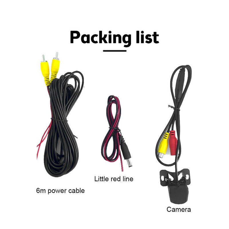 12V 170° Full HD Car Backup Camera Rearview Parking Night Vision 1280720P n