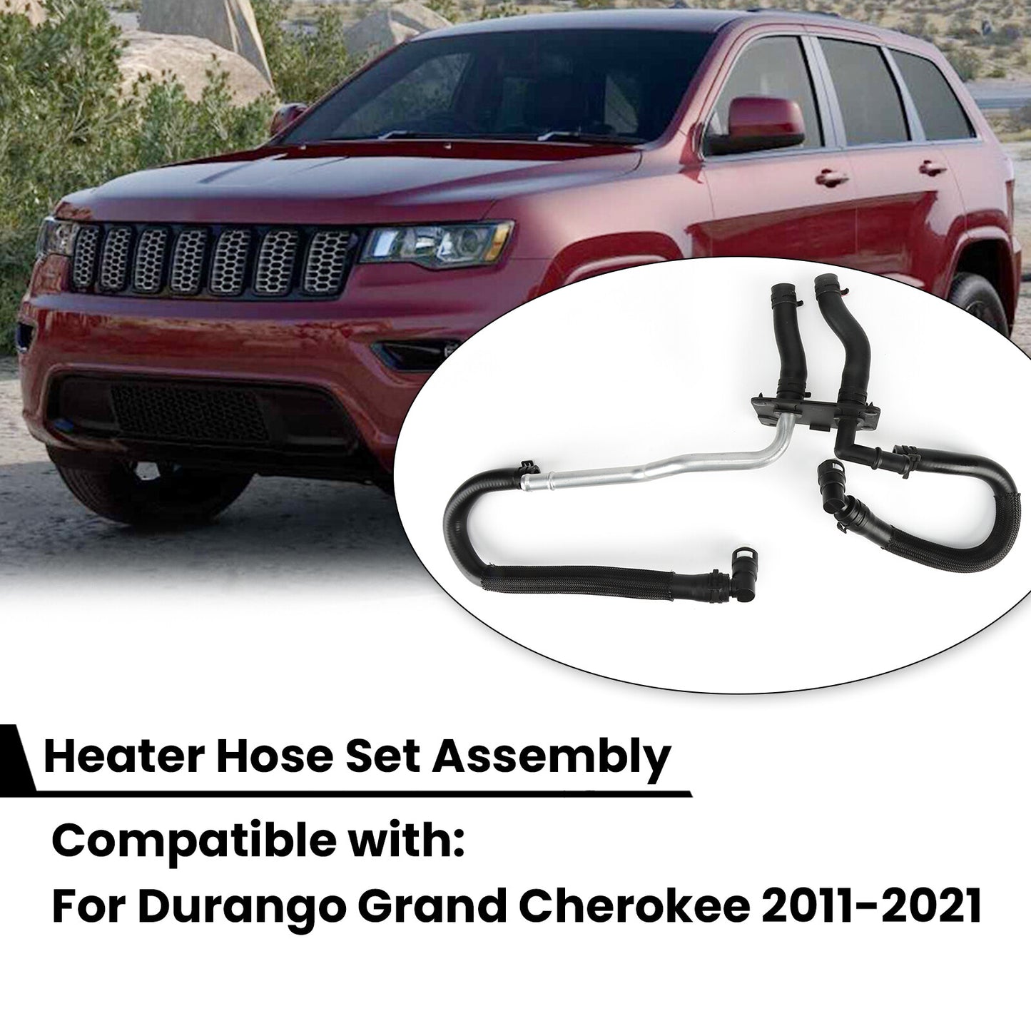 New Heater Supply & Return Hose Pipe Line Tube For 2011-2021 for Jeep Grand Cherokee Q