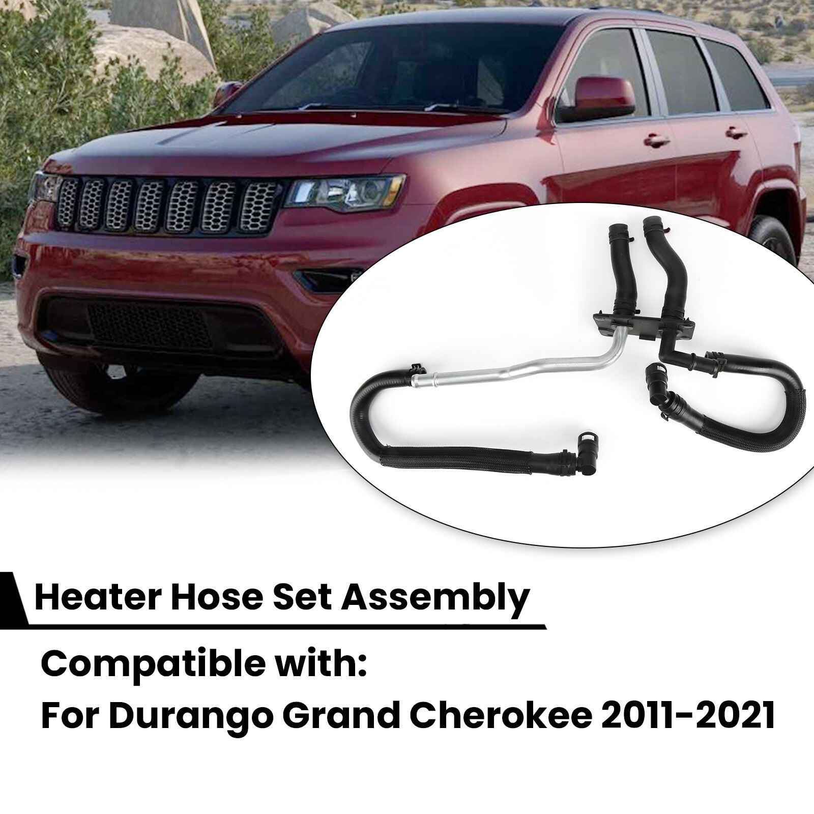 New Heater Supply & Return Hose Pipe Line Tube For 2011-2021 for Jeep Grand Cherokee Q