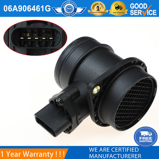 for Volkswagen airflow sensor MAF 06A906461G is suitable for Audi A4 TT, for Golf , for Jetta , for Passat , and Beetle (new models).