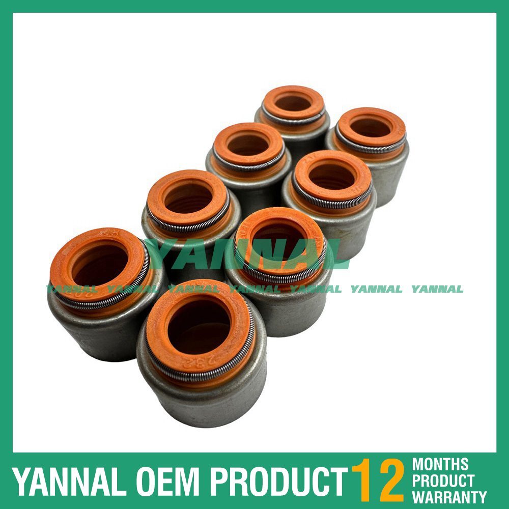 8-piece set of new spare parts for Yangdong valve oil seals YND485D engine