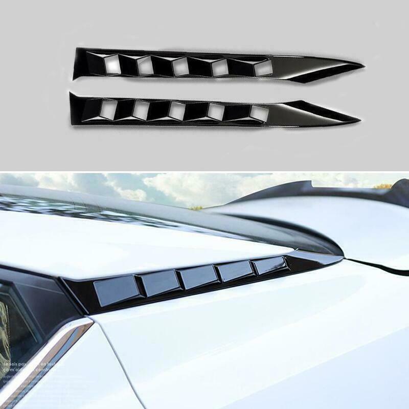 For 2020-2022 for Nissan Sentra ABS Glossy Black Window D Pillar Trim Strip Cover 2X
