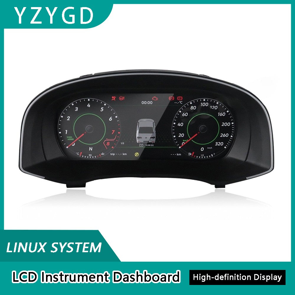 for Volkswagen for Passat 2011-2015 Speedometer Digital LCD Instrument Cluster SWC Q