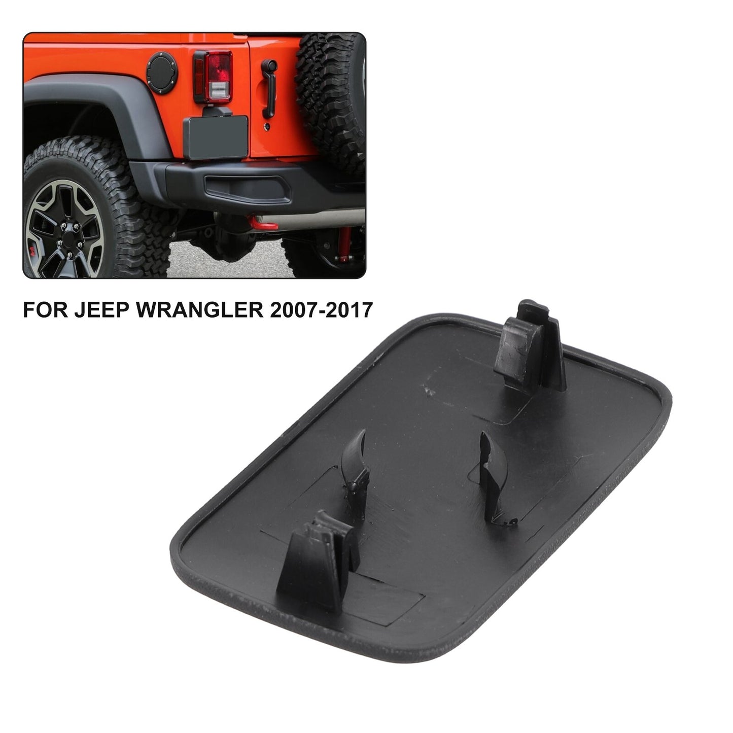 for Jeep for Wrangler -JK 2007-2018 Rear License Plate Deletion Panel Bracket/ Delet v
