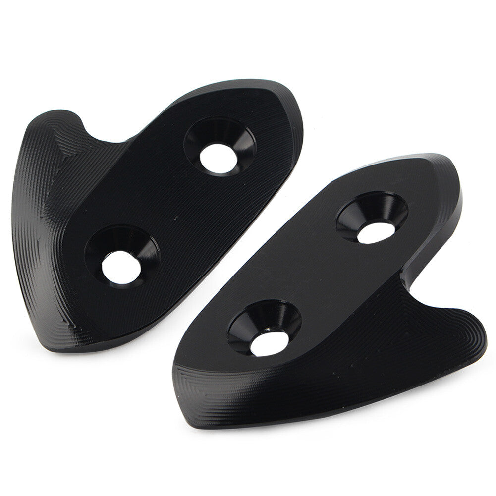 Fit for Yamaha R1 YZF YZF-R1 2015-19 Rearview Mirror Block Off Base Plates Mount BK