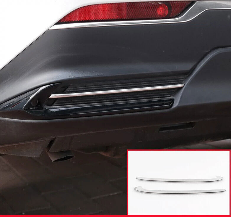 for Lexus NX 250 350h 450h+ 22-24 Chrome Rear Fog Light Eyelid Molding Strip 2X