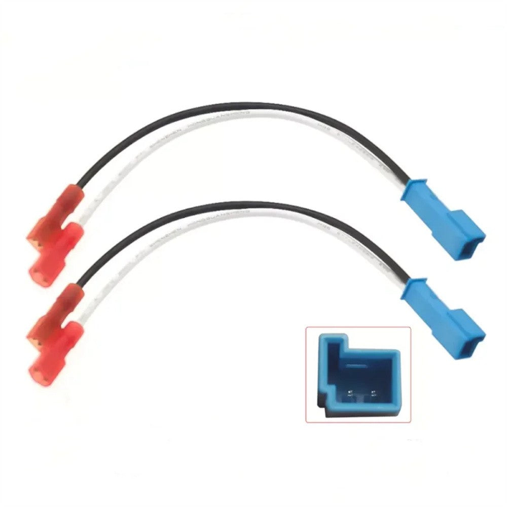 2PCS Car Speaker Wire Harness Adapter Connection Plug Replacement Fit for BMW